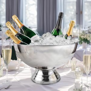 Large Stainless Steel Ice Bucket