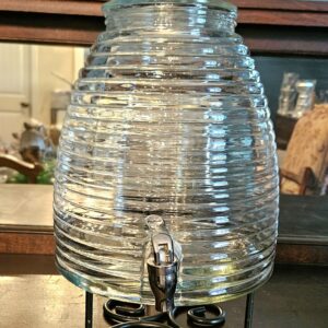 "The Sweet Nectar" Beehive Glass Beverage Dispenser