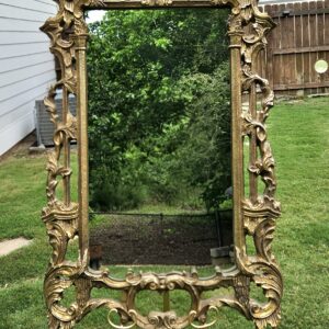 Grand Rococo Pierced Gilded Estate Mirror